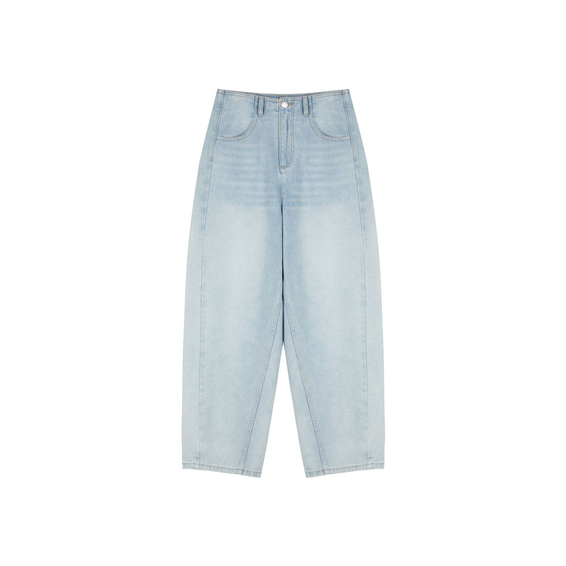 Minimalist Cotton Tapered Jeans