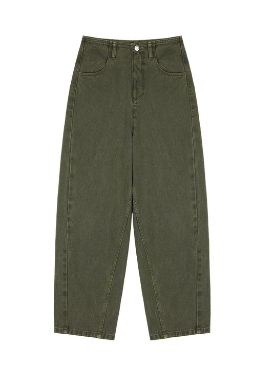 Minimalist Cotton Tapered Jeans
