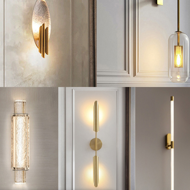 Minimalist Crystal LED Wall Lamp