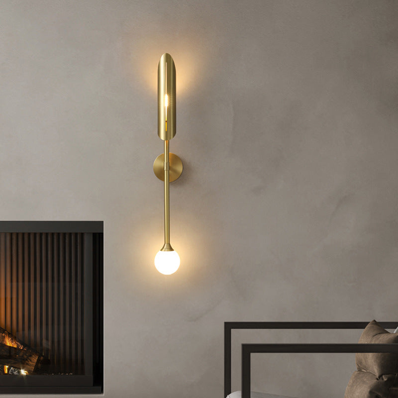 Minimalist Crystal LED Wall Lamp