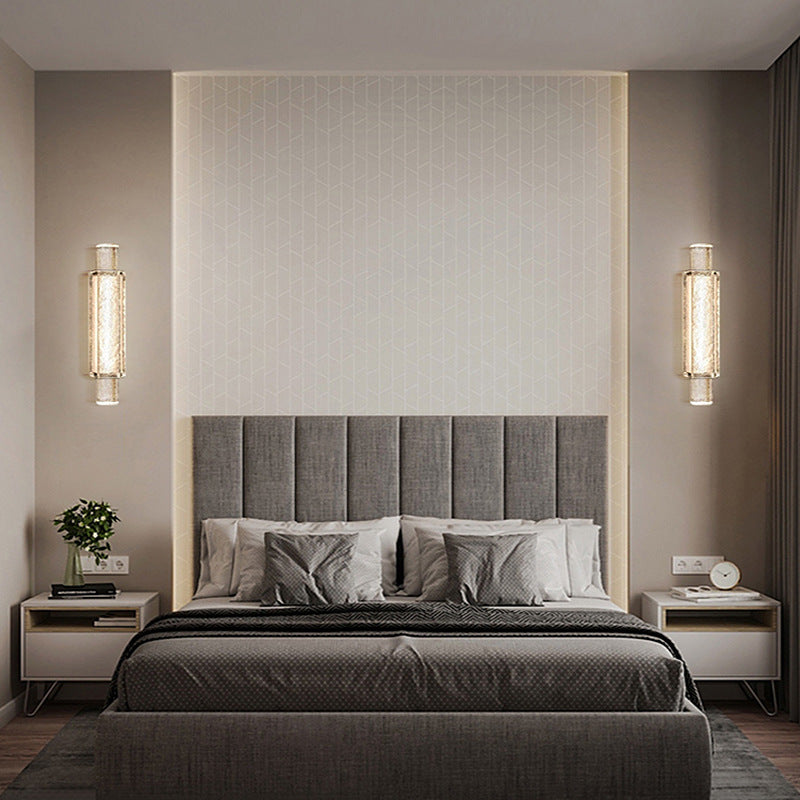Minimalist Crystal LED Wall Lamp