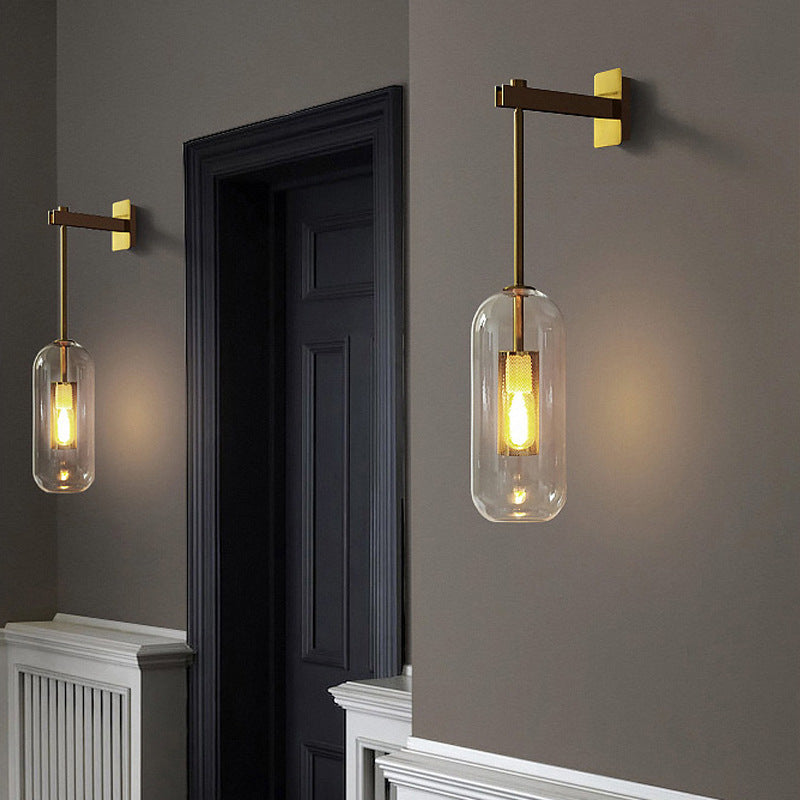 Minimalist Crystal LED Wall Lamp