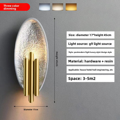 Minimalist Crystal LED Wall Lamp