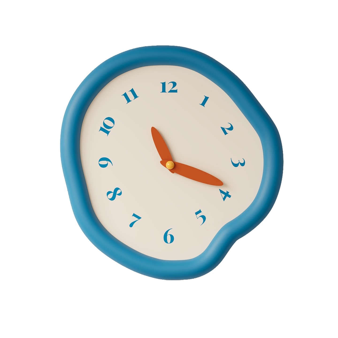 Minimalist dial pendulum clock