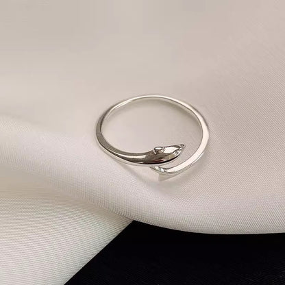Minimalist Dolphin Adjustable Ring