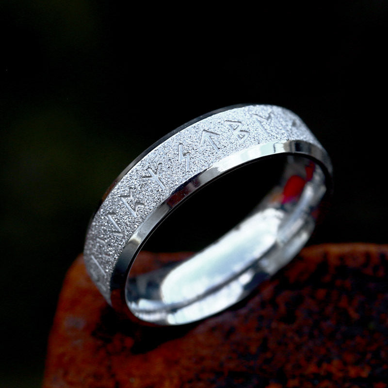 Minimalist Electroplated Titanium Steel Ring