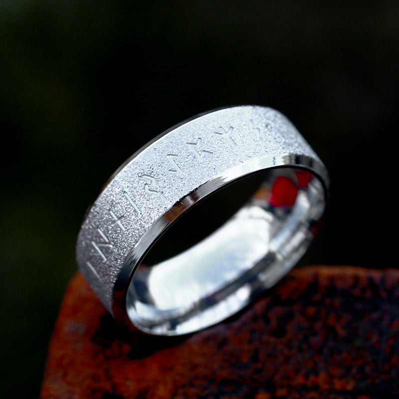 Minimalist Electroplated Titanium Steel Ring