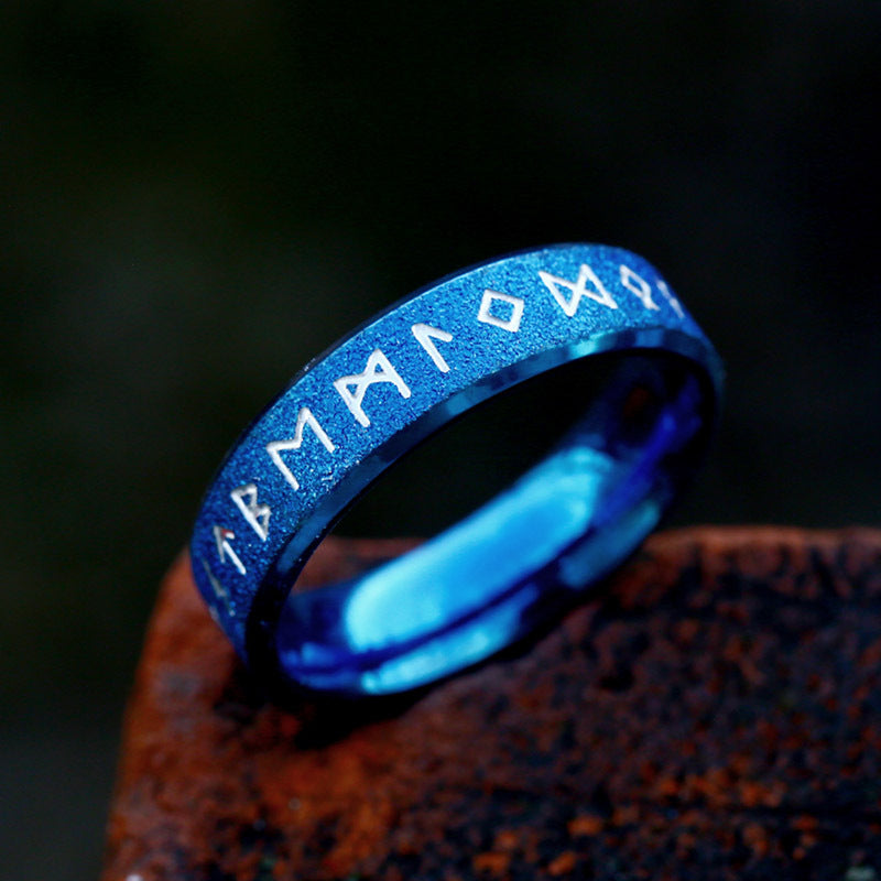 Minimalist Electroplated Titanium Steel Ring