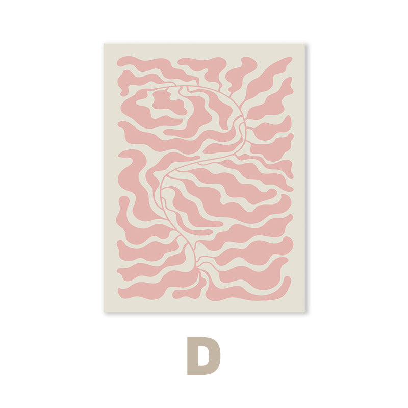Minimalist Floral Canvas Painting Core
