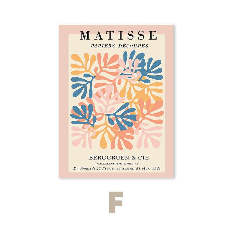 Minimalist Floral Canvas Painting Core