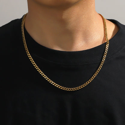 Minimalist Geometric Circle Pendant Necklace