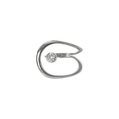 Minimalist Geometric Open Finger Rings