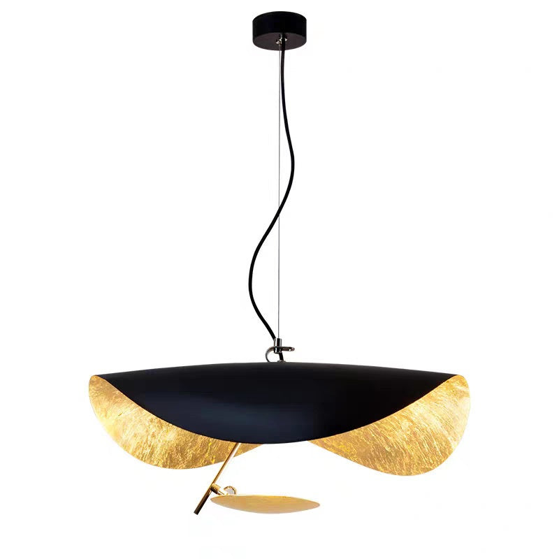 Minimalist Gold Foil Chandelier