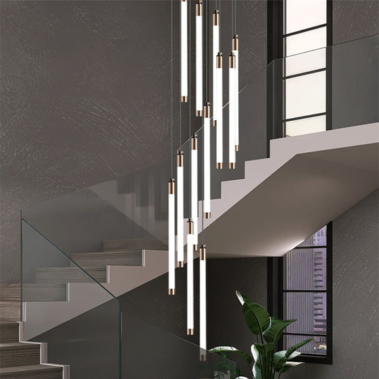 Minimalist Gold LED Pendant Light