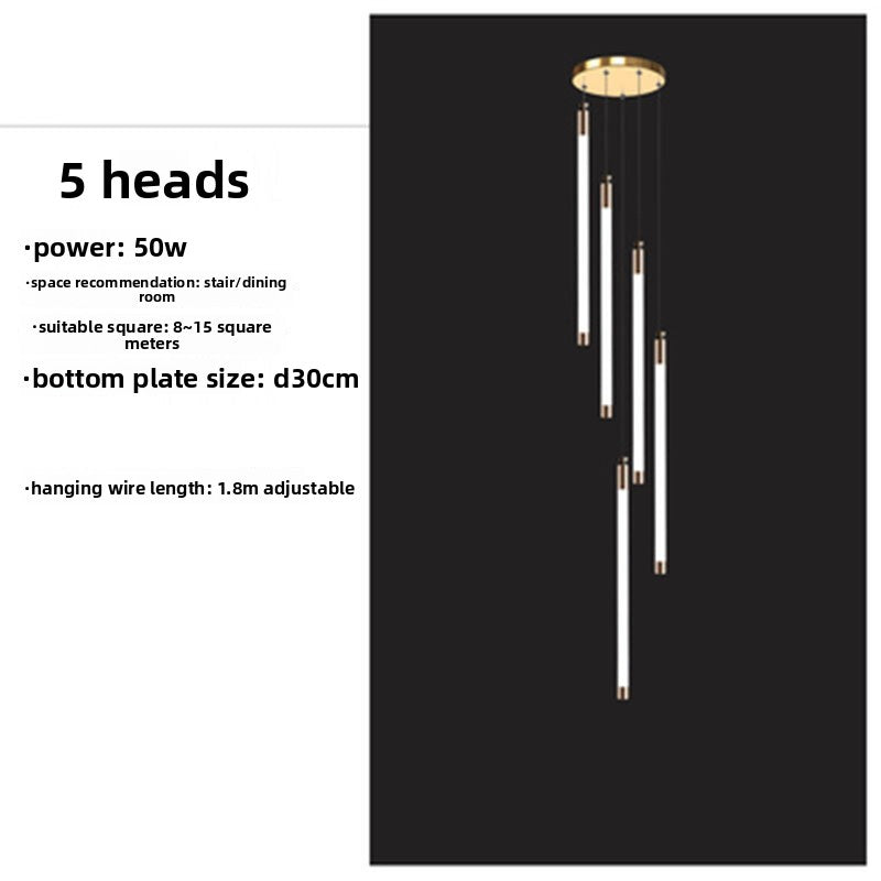 Minimalist Gold LED Pendant Light