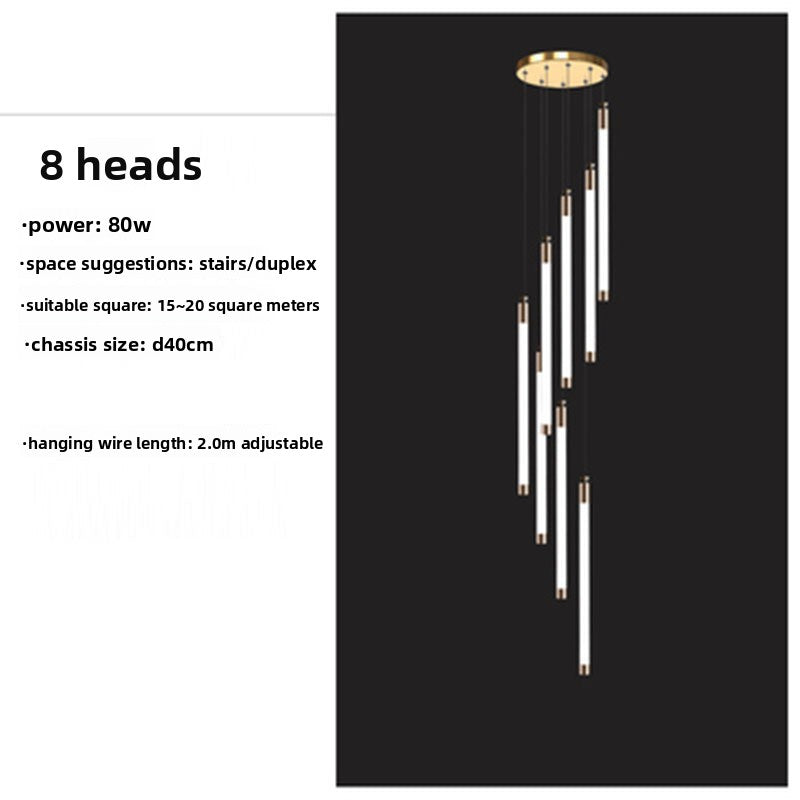 Minimalist Gold LED Pendant Light