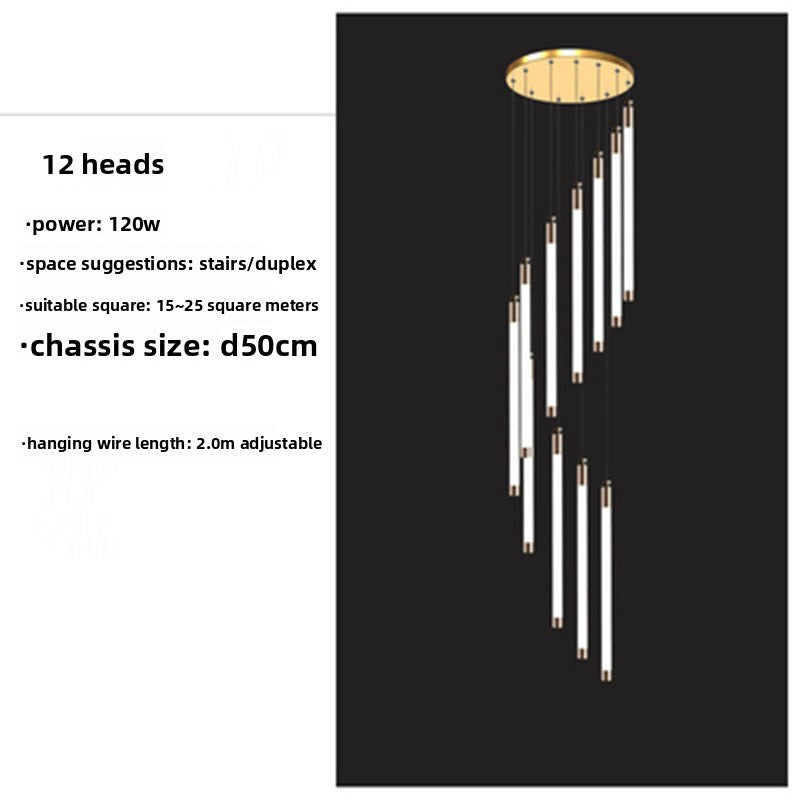 Minimalist Gold LED Pendant Light