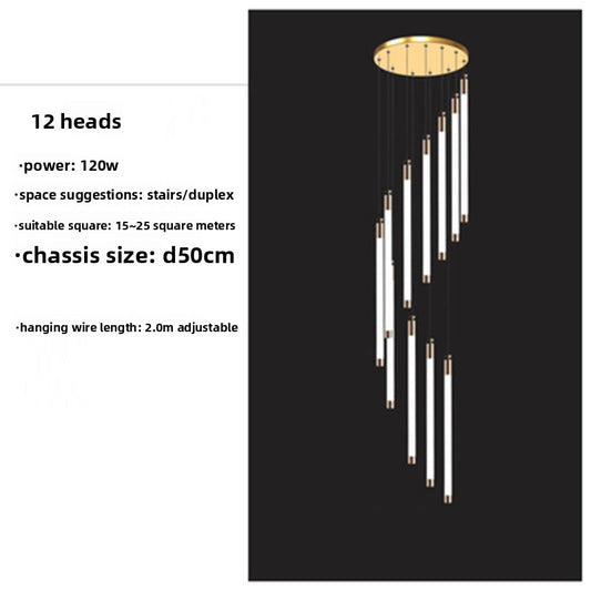 Minimalist Gold LED Pendant Light