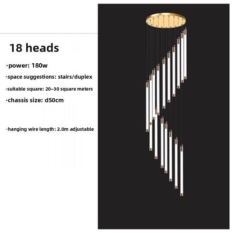 Minimalist Gold LED Pendant Light