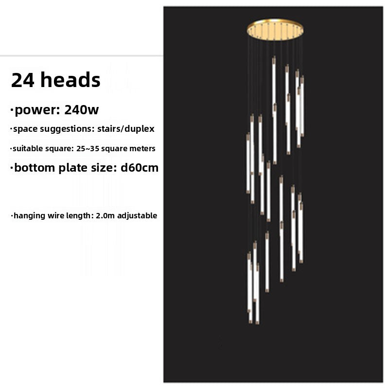 Minimalist Gold LED Pendant Light