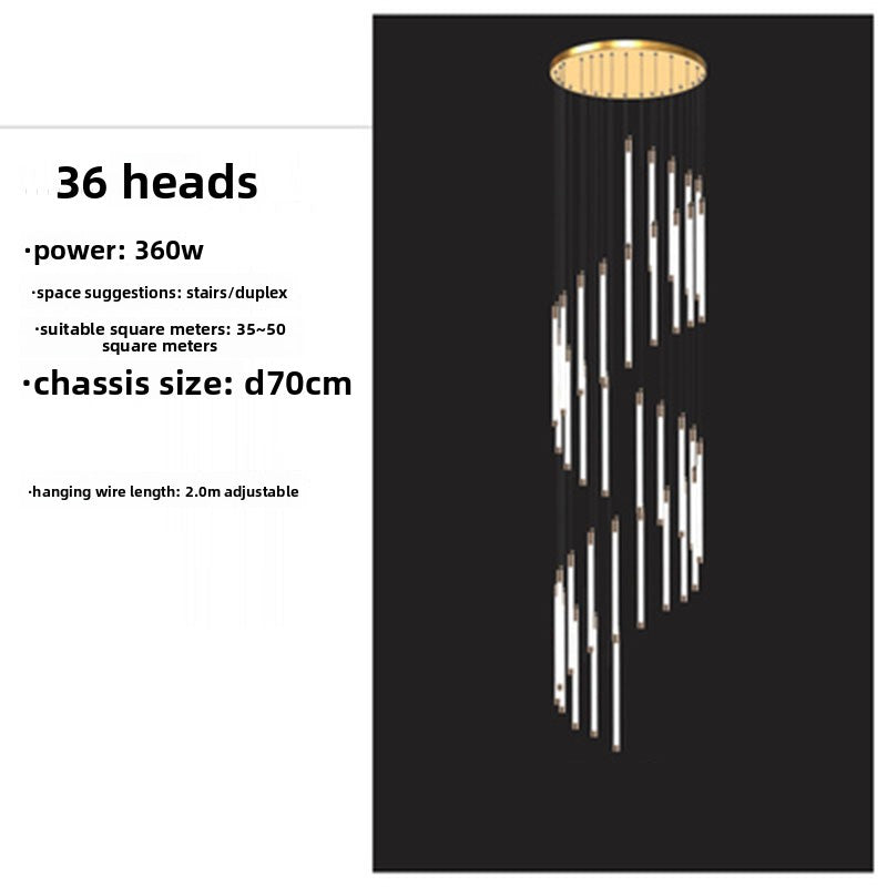Minimalist Gold LED Pendant Light
