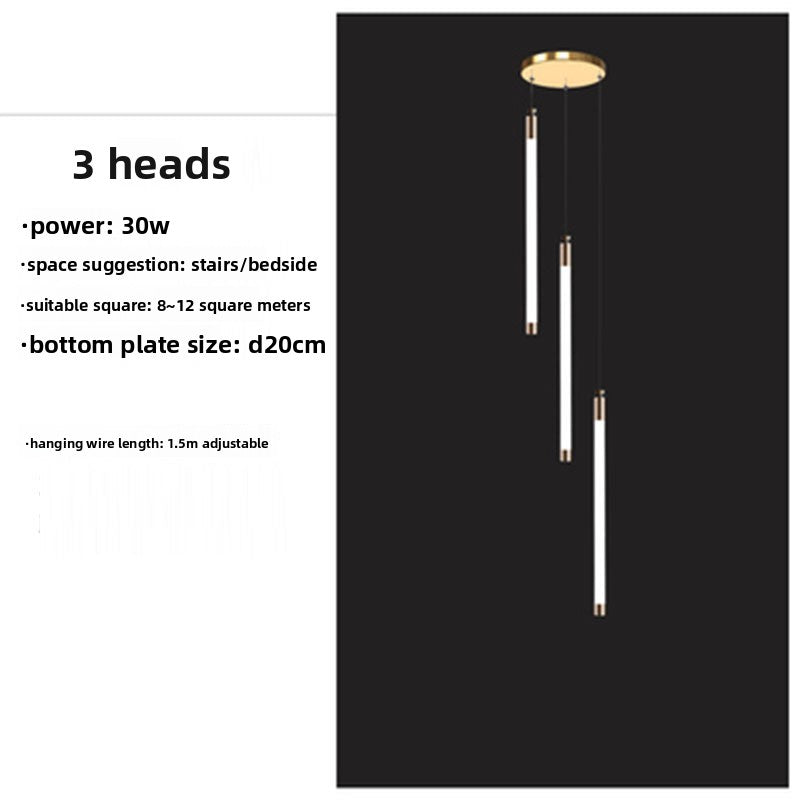 Minimalist Gold LED Pendant Light