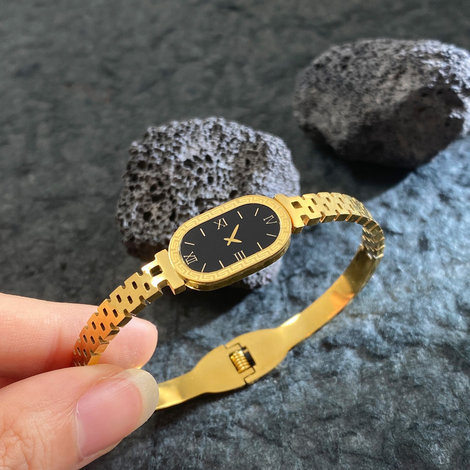 Minimalist Hollow Watch Style Bracelet