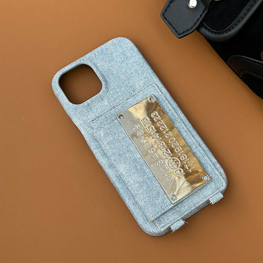 Minimalist Leather Phone Case with Card Holder