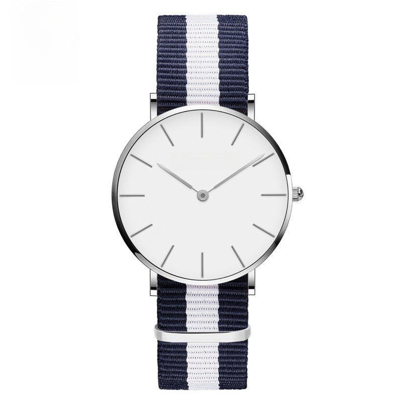 Minimalist Leather Strap Quartz Watch