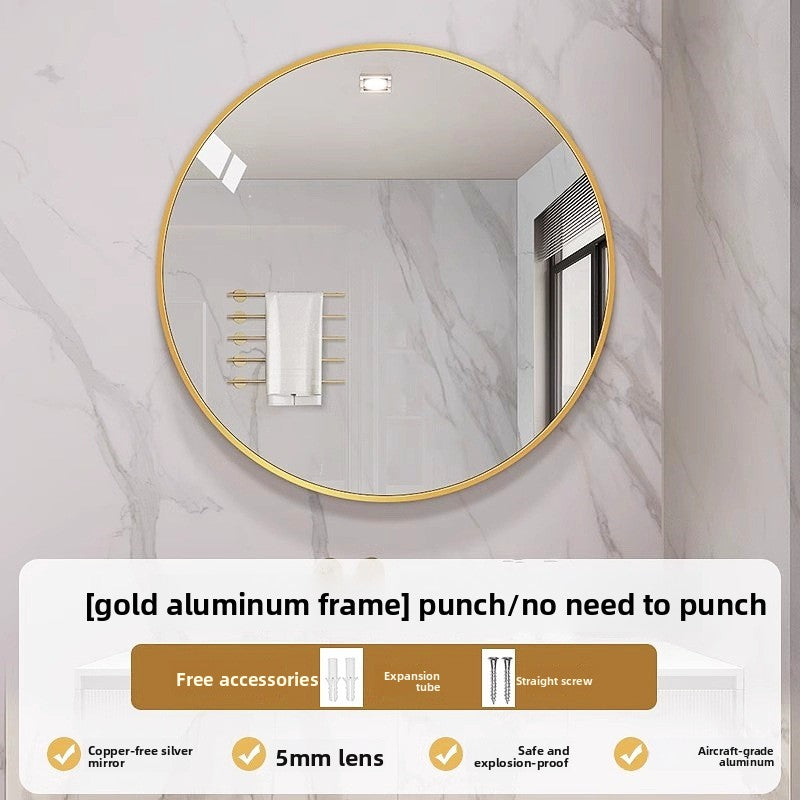 Minimalist LED Bathroom Wall Mirror
