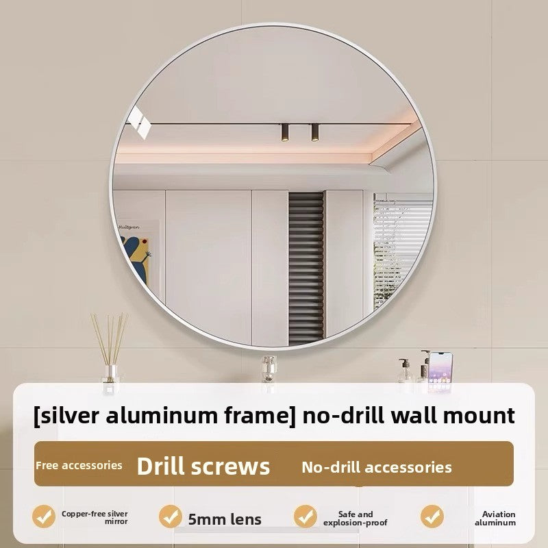 Minimalist LED Bathroom Wall Mirror