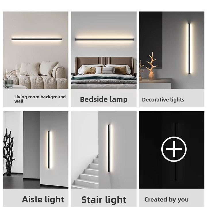 Minimalist LED Strip Wall Lamp