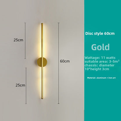 Minimalist LED Wall Light with Adjustable Lighting