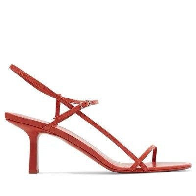Minimalist Open Toe Sandals with Thin Heels