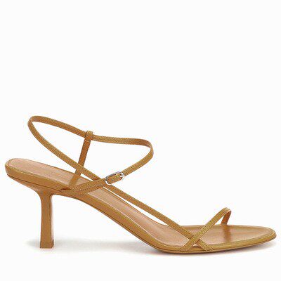 Minimalist Open Toe Sandals with Thin Heels