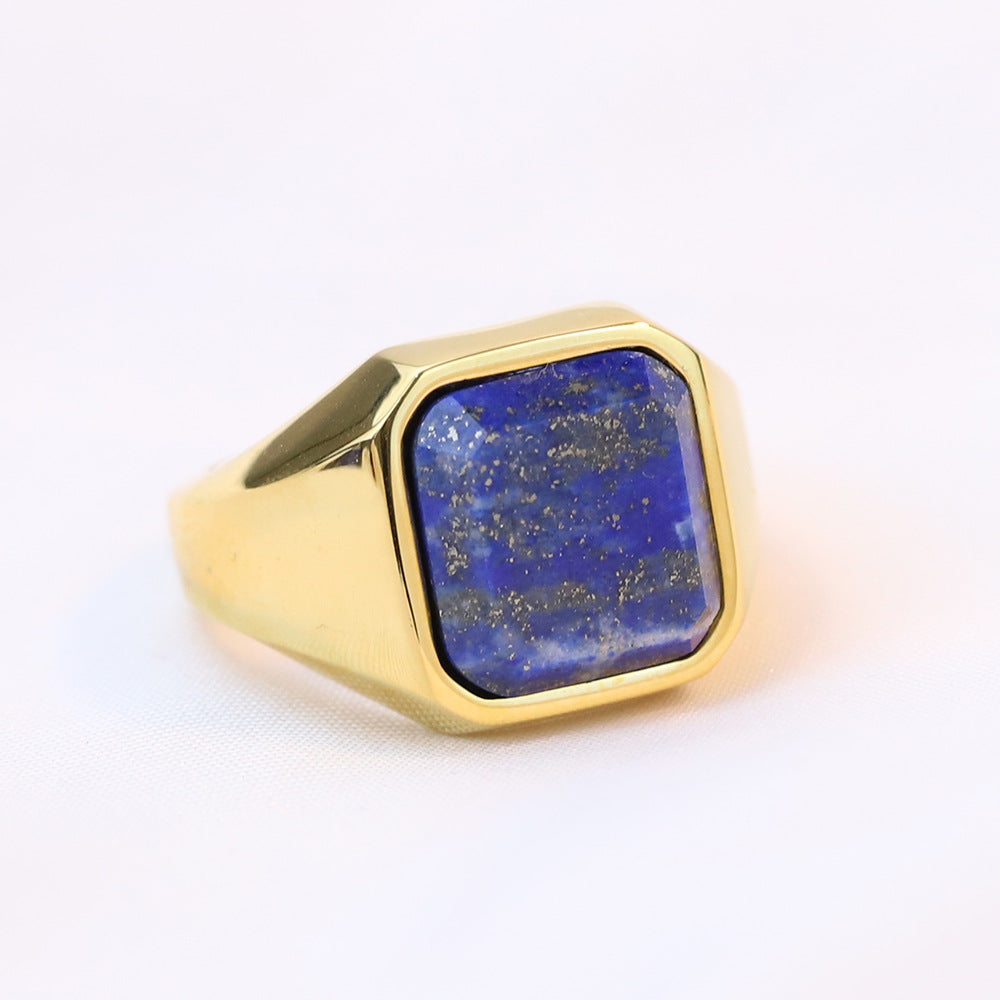 Minimalist Retro Geometric Ring