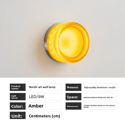 Minimalist Round Wall Lamp