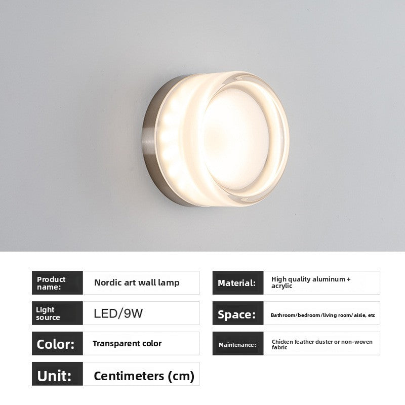 Minimalist Round Wall Lamp