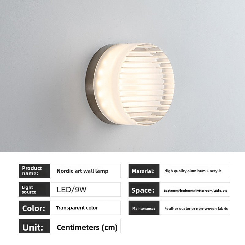 Minimalist Round Wall Lamp