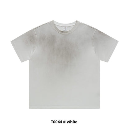 Minimalist short-sleeved gradient design