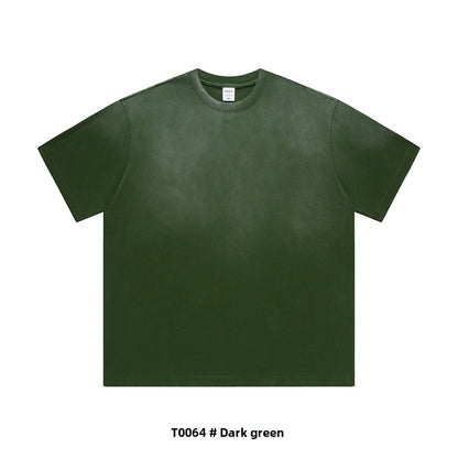 Minimalist short-sleeved gradient design