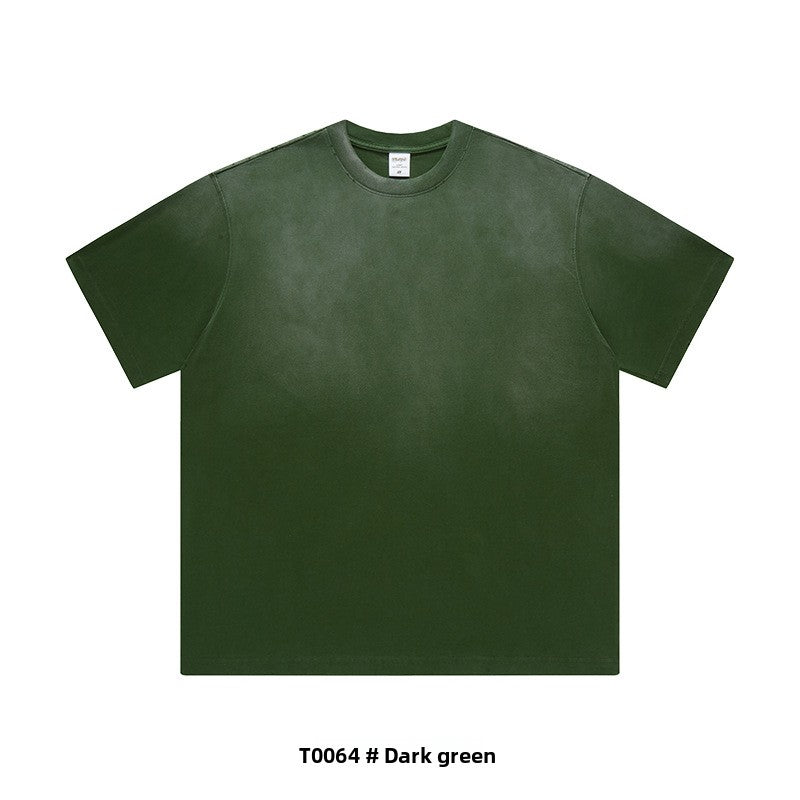 Minimalist short-sleeved gradient design
