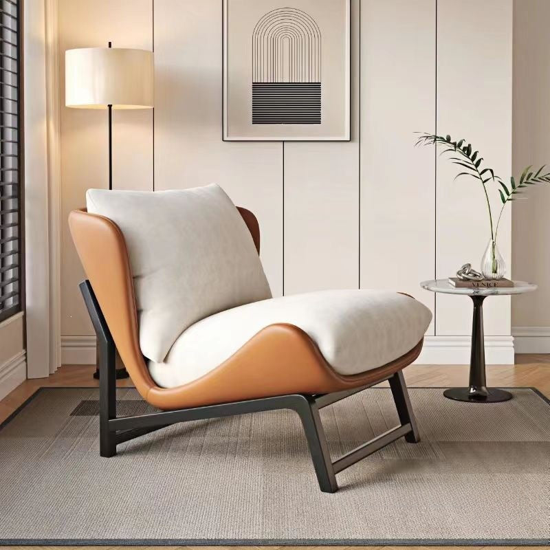 Minimalist Single Seater Sofa Chair with Optional Footrest