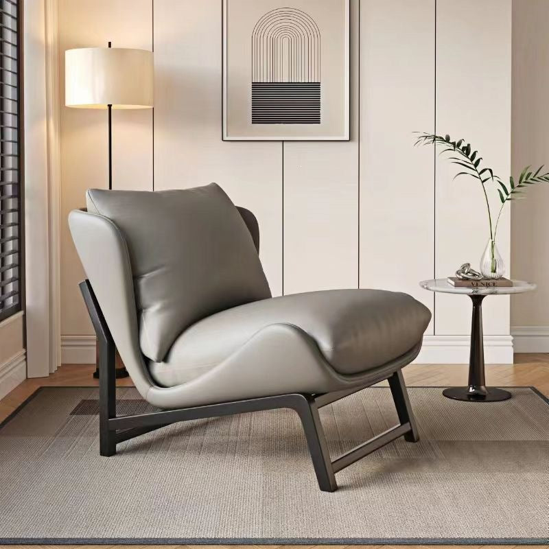 Minimalist Single Seater Sofa Chair with Optional Footrest