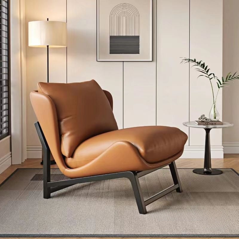 Minimalist Single Seater Sofa Chair with Optional Footrest