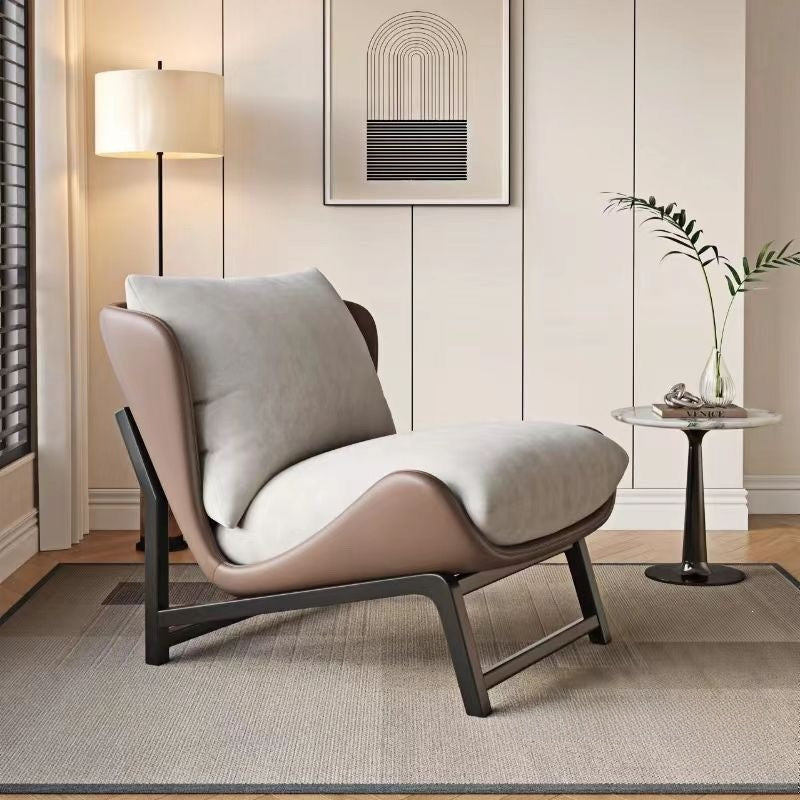 Minimalist Single Seater Sofa Chair with Optional Footrest