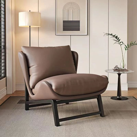 Minimalist Single Seater Sofa Chair with Optional Footrest