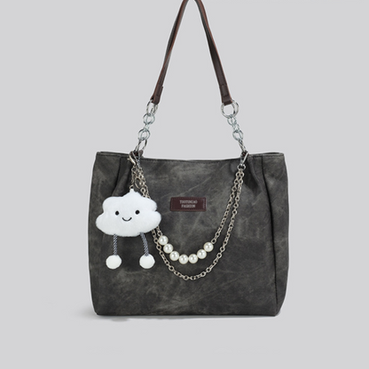 Minimalist Single Shoulder Tote Bag