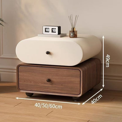 Minimalist Solid Wood Bedside Table