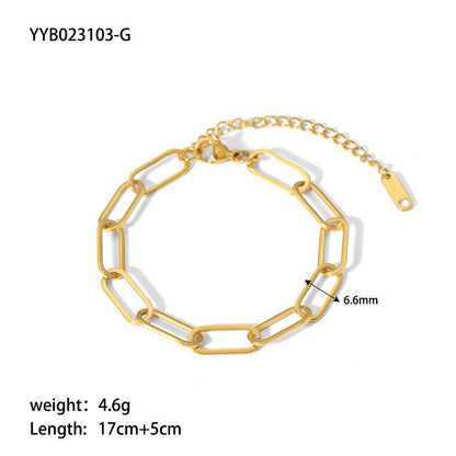 Minimalist Stainless Steel Bracelet Collection